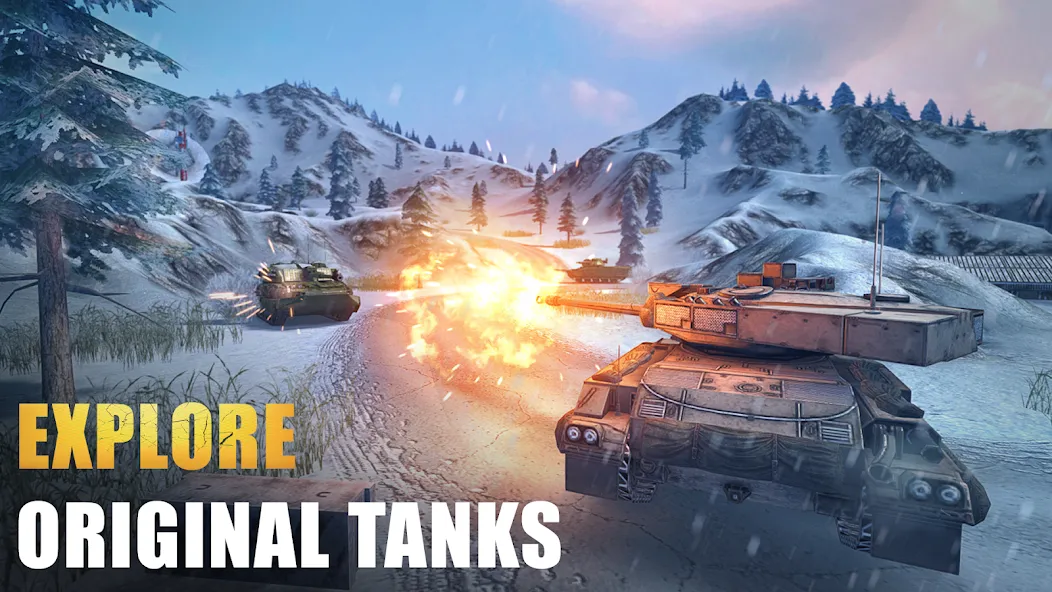 Tank Force: Tank games blitz  [МОД Unlocked] Screenshot 4