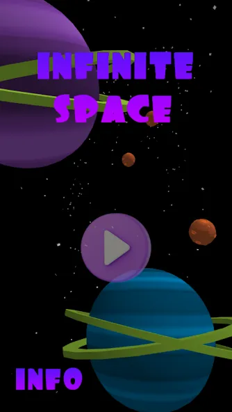 Infinite Space 3D (Инфинити Спейс 3Д)  [МОД Бесконечные монеты] Screenshot 1