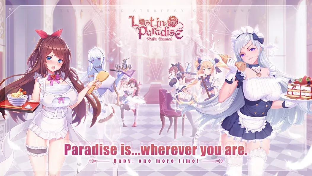 Lost in Paradise:Waifu Connect (Лост ин Парадайз)  [МОД Бесконечные монеты] Screenshot 1