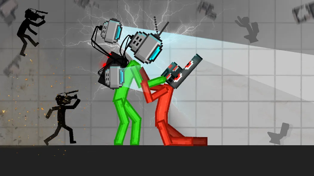 Stickman Playground (тикман Плейграунд)  [МОД Бесконечные деньги] Screenshot 2