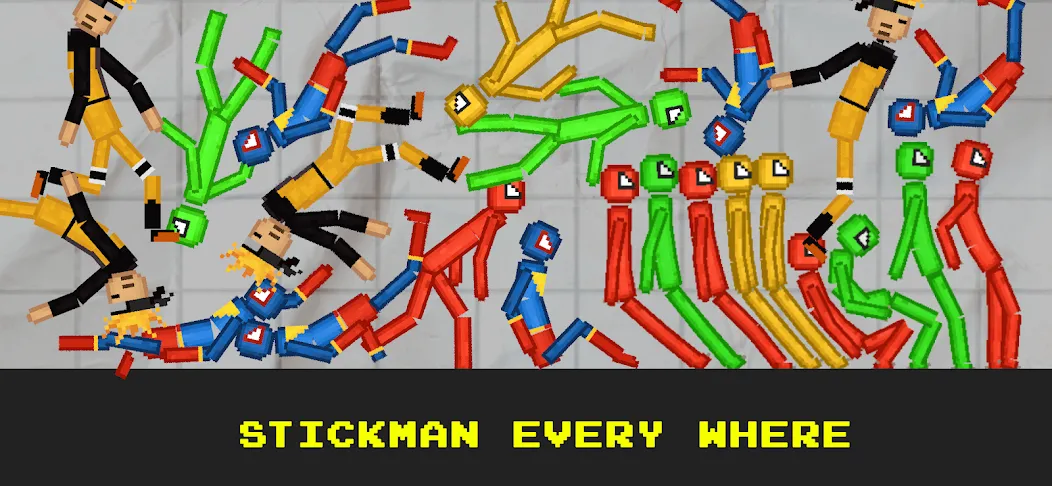 Stickman Playground (тикман Плейграунд)  [МОД Бесконечные деньги] Screenshot 5