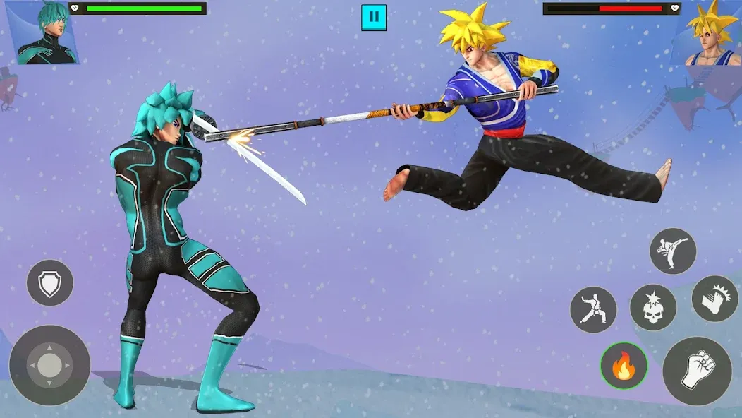 Anime Fighting Game (Аниме Файтинг Гейм)  [МОД Mega Pack] Screenshot 5