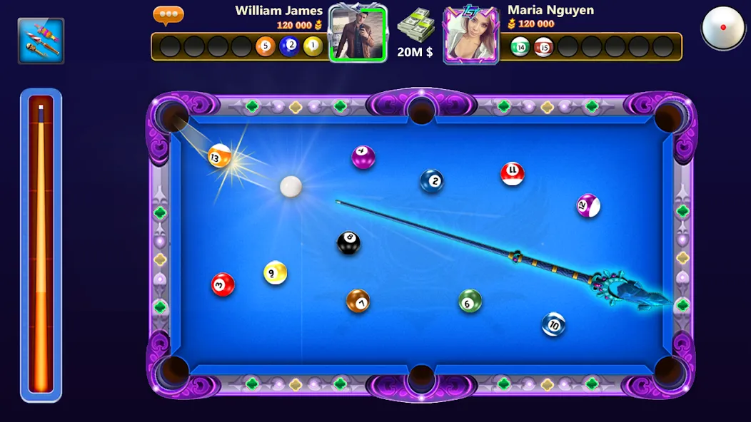 8 Ball Offline - Billiard Pool (Шар Оффлайн)  [МОД Меню] Screenshot 2