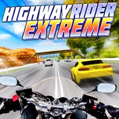 Взломанная Highway Rider Extreme - 3D Mot (Хайвей Райдер Экстрим)  [МОД Бесконечные деньги] - полная версия apk на Андроид