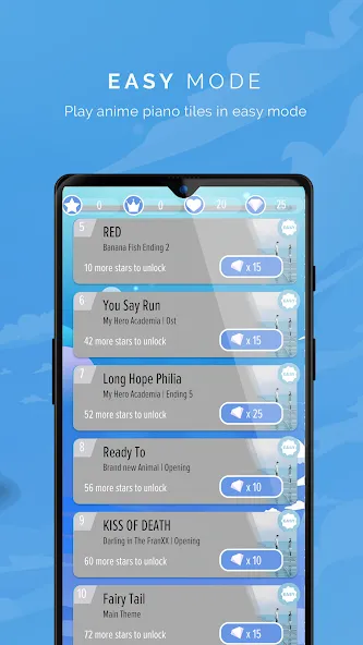 Piano Anime Tiles Music (Пиано Аниме Плитки Музыка)  [МОД Все открыто] Screenshot 3
