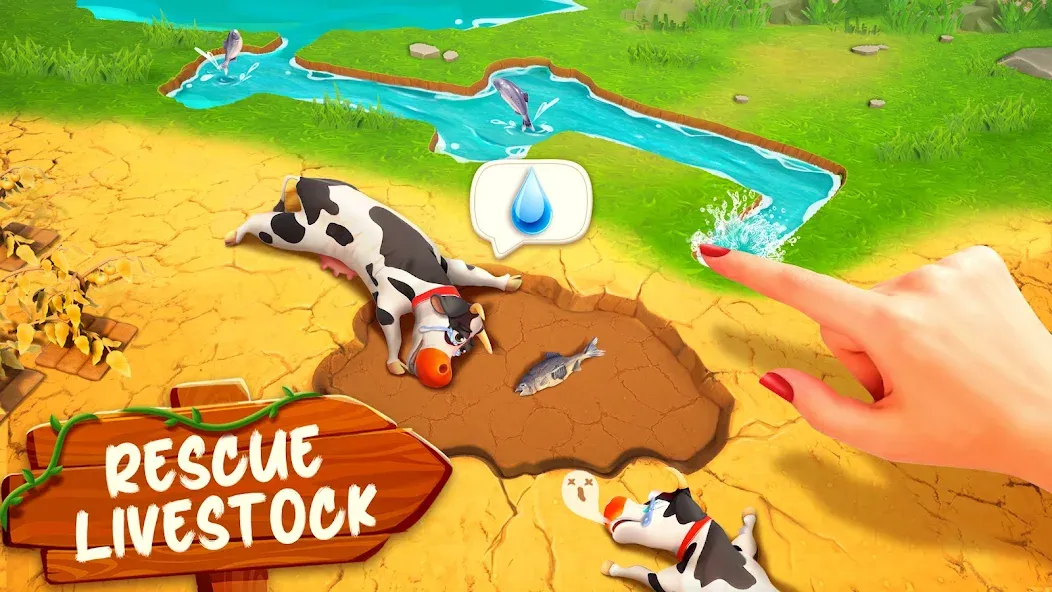 Family Farm Adventure (Семейное фермерское приключение)  [МОД Menu] Screenshot 5