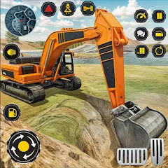 Скачать взломанную Heavy Excavator Simulator PRO (Хеви Экскавейтор Симулятор ПРО)  [МОД Меню] - стабильная версия apk на Андроид