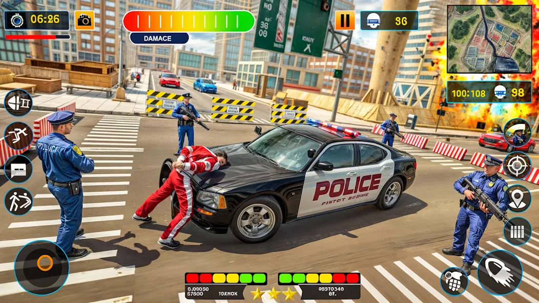 US Police Shooting Crime City  [МОД Unlocked] Screenshot 3