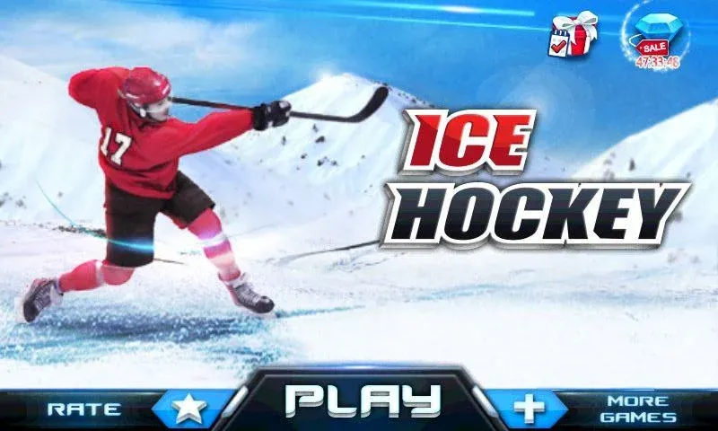 Ice Hockey 3D  [МОД Много монет] Screenshot 2