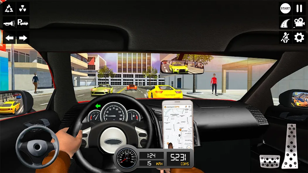 Taxi Simulator 3d Taxi Sim  [МОД Много денег] Screenshot 5