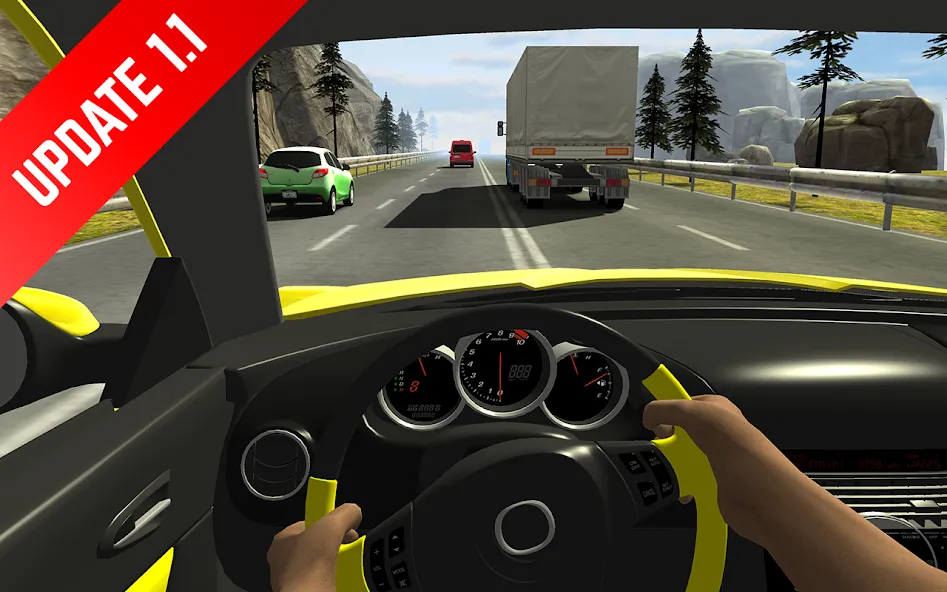 Racing in Car (Рейсинг ин Кар)  [МОД Menu] Screenshot 2