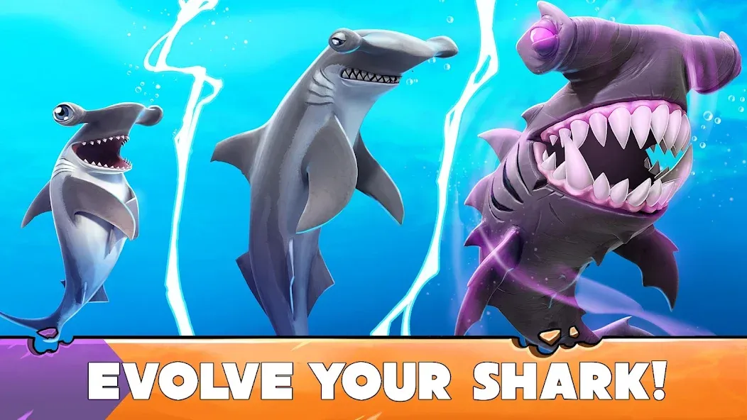 Hungry Shark Evolution (Хангри Шарк Эволюшн)  [МОД Бесконечные деньги] Screenshot 4