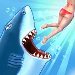 Взломанная Hungry Shark Evolution (Хангри Шарк Эволюшн)  [МОД Бесконечные деньги] - стабильная версия apk на Андроид