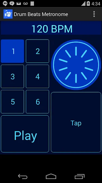 Drum Beats Metronome  [МОД Много денег] Screenshot 1