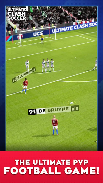 Ultimate Clash Soccer (Ултимейт Драфт Соккер)  [МОД Бесконечные монеты] Screenshot 1