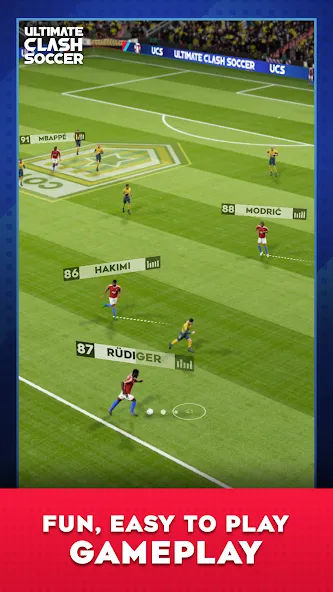 Ultimate Clash Soccer (Ултимейт Драфт Соккер)  [МОД Бесконечные монеты] Screenshot 3