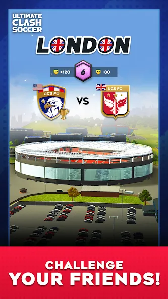 Ultimate Clash Soccer (Ултимейт Драфт Соккер)  [МОД Бесконечные монеты] Screenshot 5