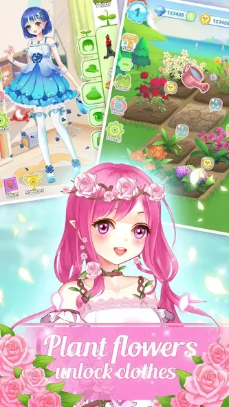 Dream Flower Dressup  [МОД Unlimited Money] Screenshot 3