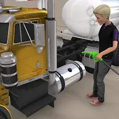 Скачать взлом Euro Truck Gas Station Games  [МОД Все открыто] - полная версия apk на Андроид