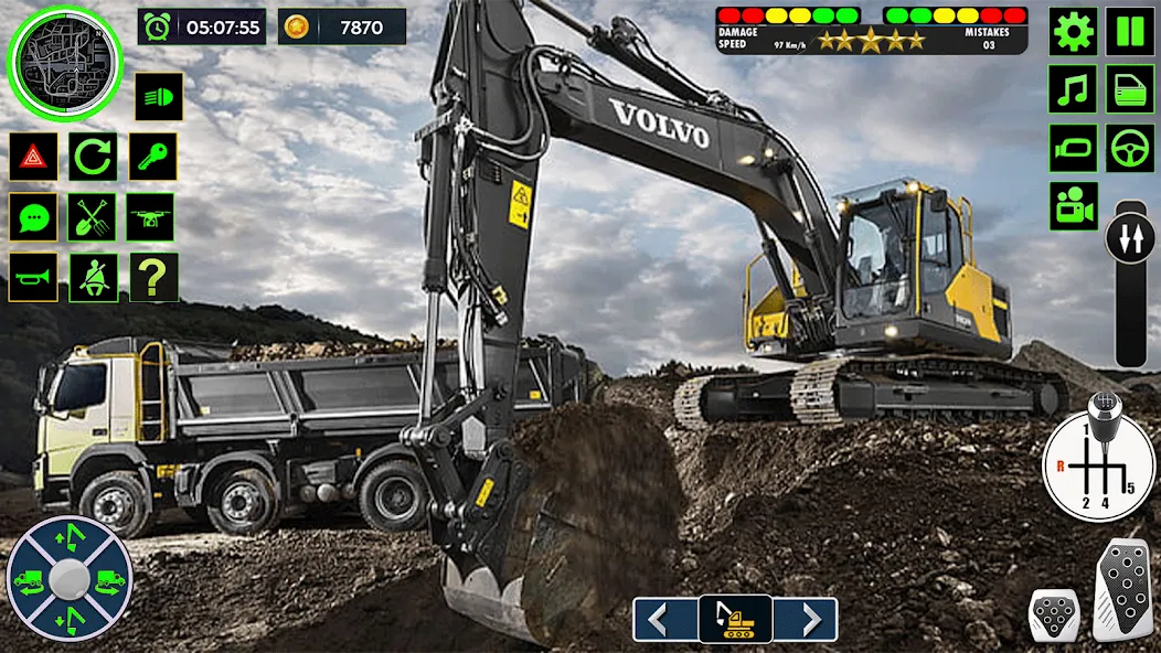 Real Road Construction Games (Реал Роад Конструкшн Геймс)  [МОД Много монет] Screenshot 4