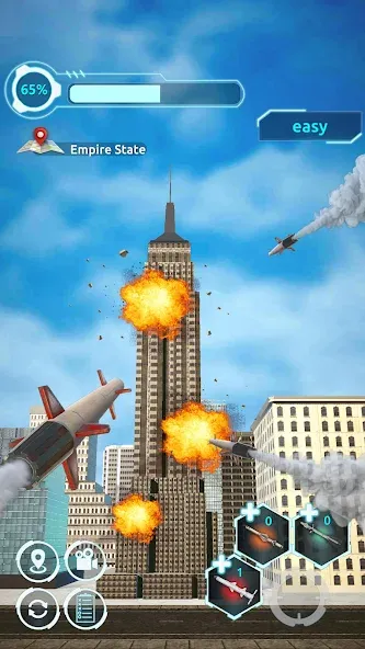 City Demolish: Rocket Smash! (Сити Демолиш)  [МОД Много монет] Screenshot 1