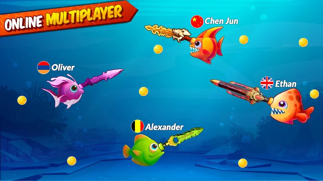 Big Eat Fish Games Shark Games  [МОД Menu] Screenshot 4