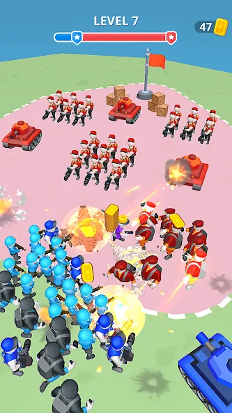 Army War Camp—Battle Game  [МОД Много монет] Screenshot 5