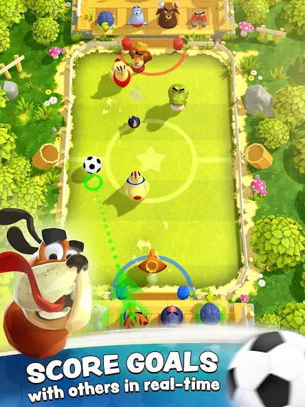 Rumble Stars Football (Рамбл Старс)  [МОД Много монет] Screenshot 1