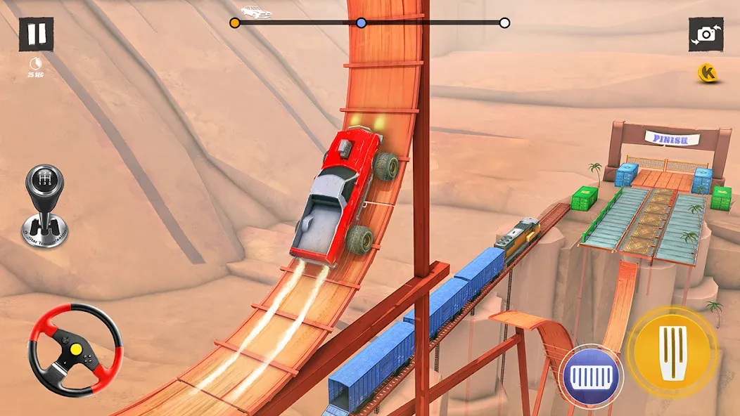 Car Stunt Games 3D Car Games  [МОД Бесконечные деньги] Screenshot 5