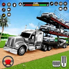 Скачать взлом Car Transporter 3d:Truck Games  [МОД Menu] - стабильная версия apk на Андроид