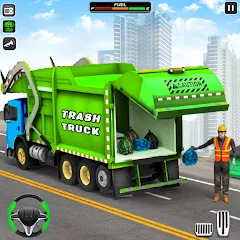 Скачать взлом Trash Truck Games Simulator 3D  [МОД Бесконечные монеты] - последняя версия apk на Андроид