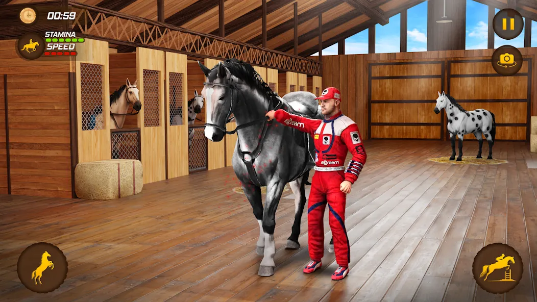 Horse Racing Game: Horse Games  [МОД Mega Pack] Screenshot 1