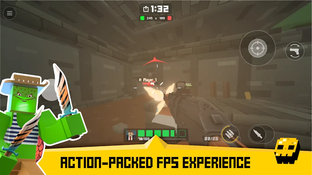 Krunker FRVR - Multiplayer FPS (Крункер ФРВР)  [МОД Mega Pack] Screenshot 5