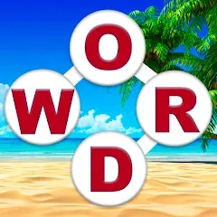 Взломанная Around the Word: Crossword Puz  [МОД Все открыто] - полная версия apk на Андроид