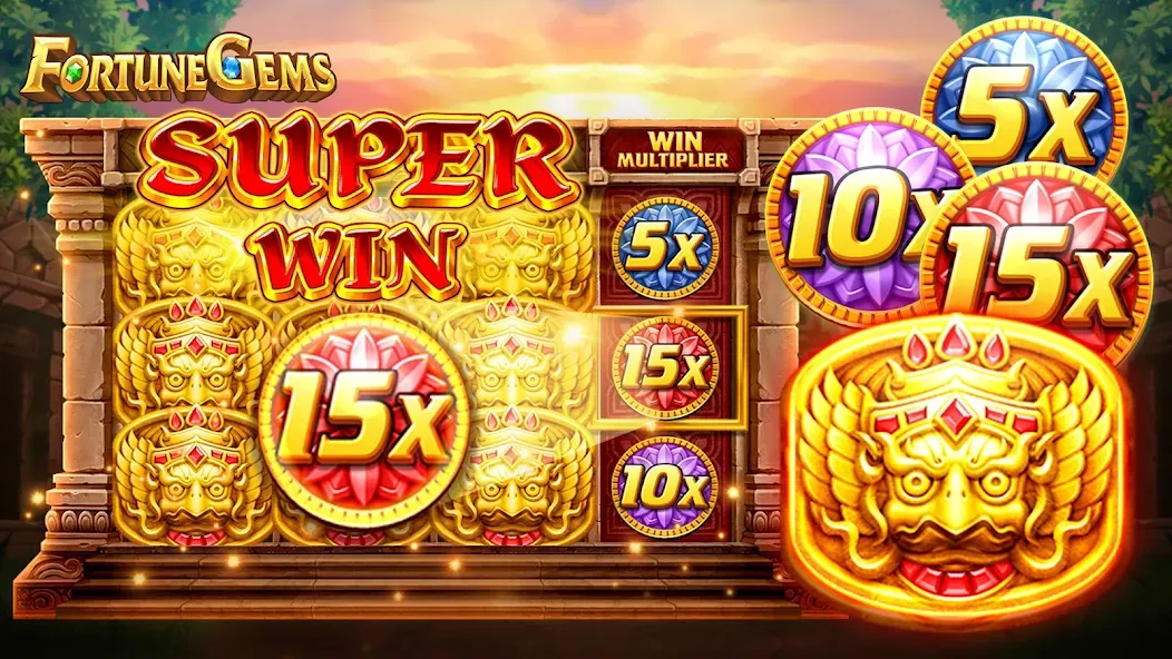 Slot Fortune Gems-TaDa Games (Слот Форчун Гемс)  [МОД Много монет] Screenshot 2