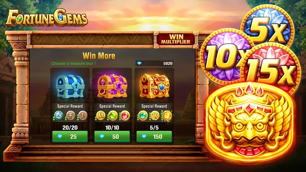 Slot Fortune Gems-TaDa Games (Слот Форчун Гемс)  [МОД Много монет] Screenshot 4