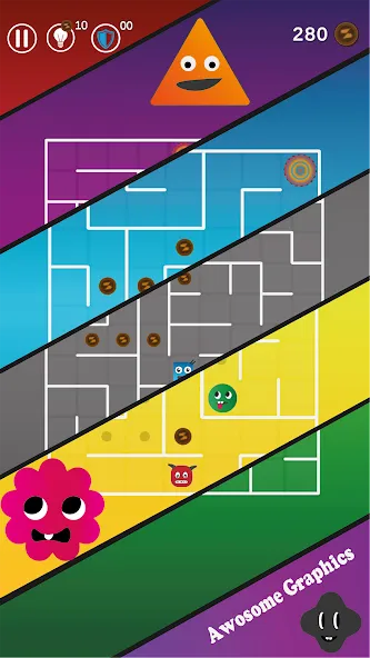 Maze Legend : A Cute Maze Game (Мейз Легенд)  [МОД Много монет] Screenshot 2