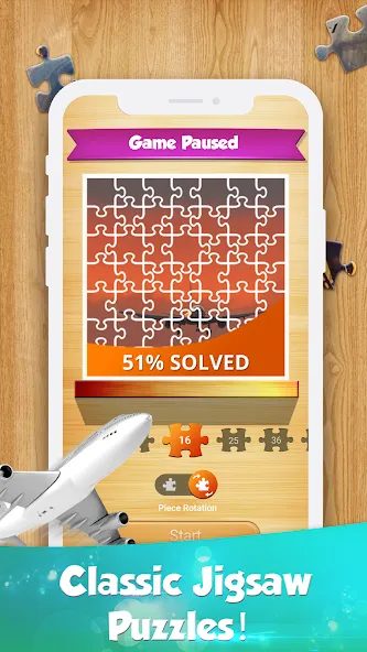 Jigsaw Go - Classic Jigsaw Puz (Джигсоу Го)  [МОД Unlocked] Screenshot 2