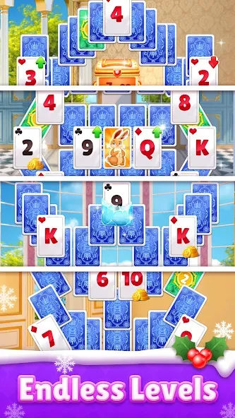 Royal Solitaire Tripeaks  [МОД Unlocked] Screenshot 3