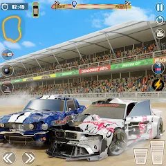 Взлом Demolition Derby: Car Games  [МОД Unlocked] - стабильная версия apk на Андроид