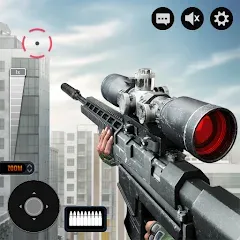 Взломанная Sniper 3D：Gun Shooting Games  [МОД Много монет] - стабильная версия apk на Андроид