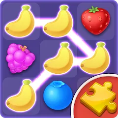 Скачать взломанную Jigsaw: Fruit Link Blast (Джигсоу)  [МОД Бесконечные монеты] - полная версия apk на Андроид