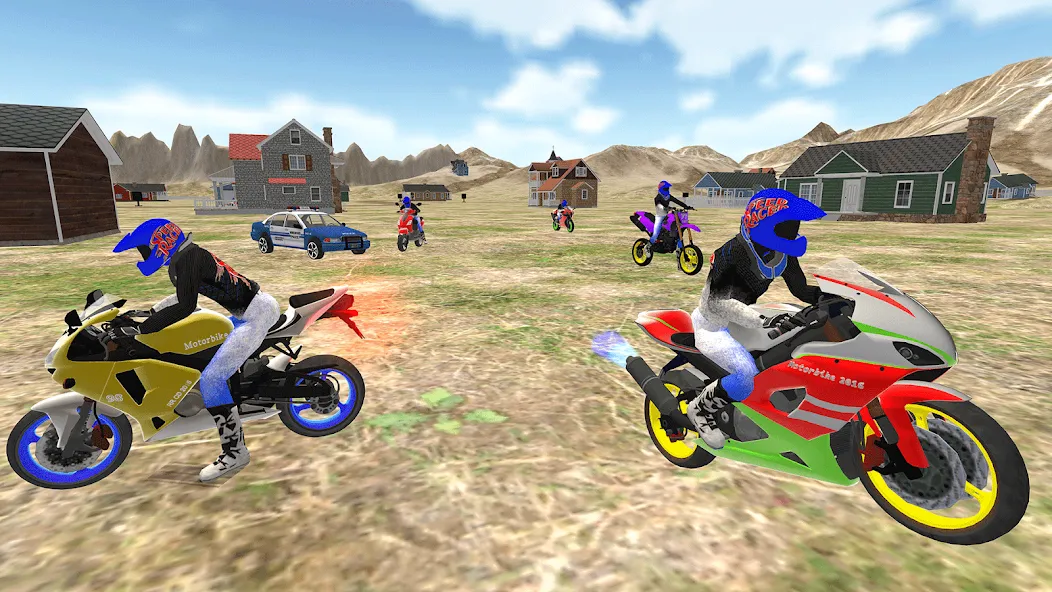 Real Moto Bike Racing Game  [МОД Все открыто] Screenshot 1