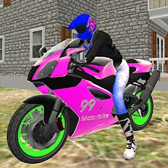 Взлом Real Moto Bike Racing Game  [МОД Все открыто] - стабильная версия apk на Андроид