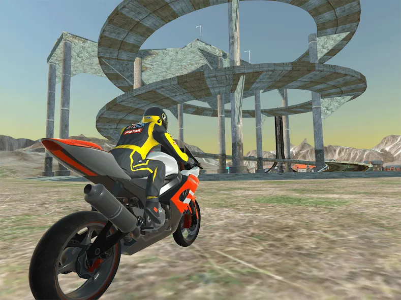 Moto bike Driving: Mega Ramp  [МОД Много монет] Screenshot 3