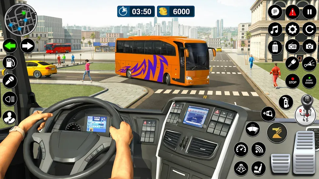 Bus Simulator Game: Coach Game  [МОД Бесконечные монеты] Screenshot 5