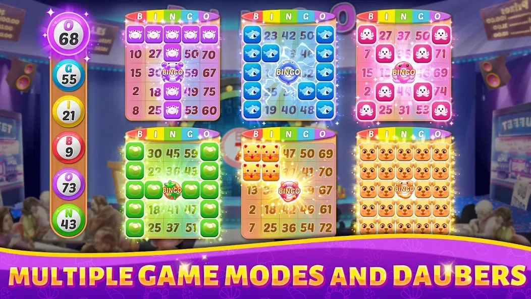 Bingo Rush - Club Bingo Games (Бинго Раш)  [МОД Mega Pack] Screenshot 2