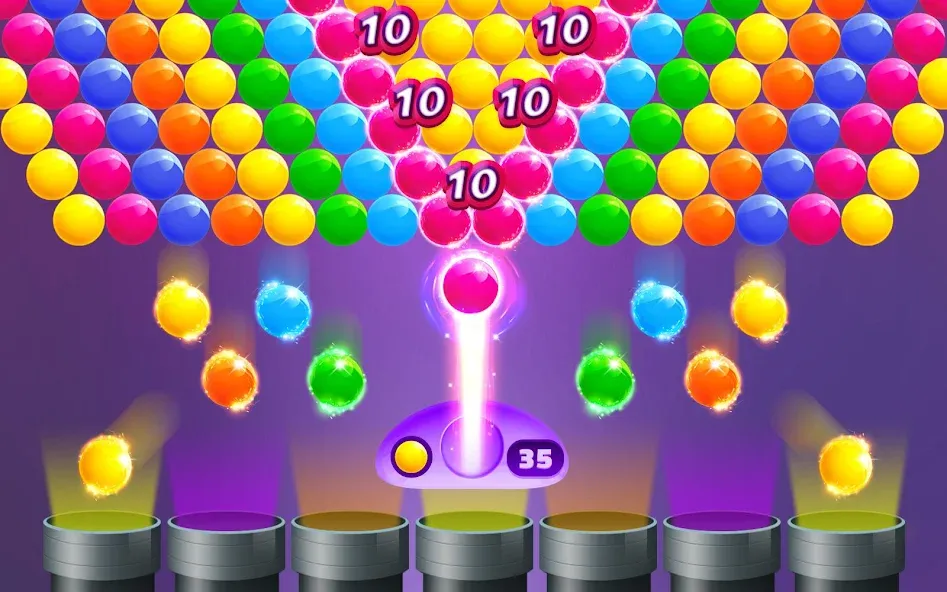 Action Bubble Game (Экшн Бабл Игра)  [МОД Бесконечные деньги] Screenshot 1