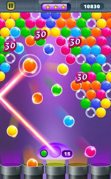 Action Bubble Game (Экшн Бабл Игра)  [МОД Бесконечные деньги] Screenshot 2