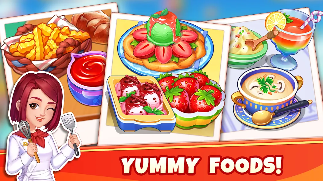 Cooking Wonder-Restaurant Game (Кукинг Вондер)  [МОД Много монет] Screenshot 1